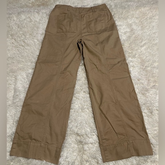 Loft Women’s Size 4 100% Cotton Tan Cargo Pants EUC - Picture 7 of 9